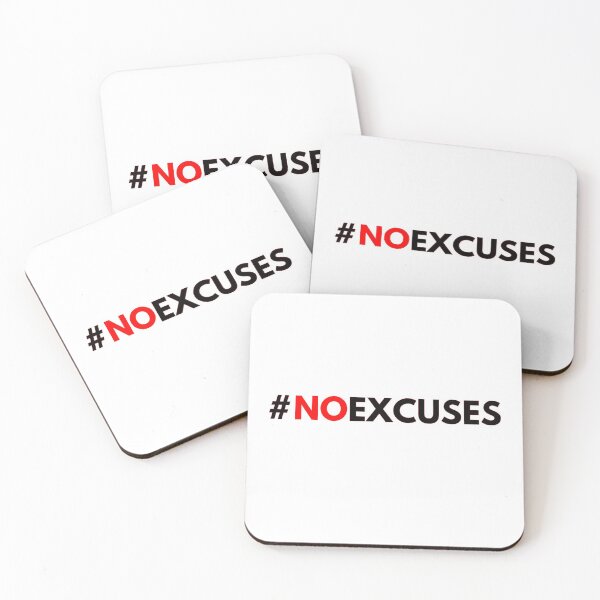 Item preview, No Excuses Gym Quote designed and sold by yasmh.