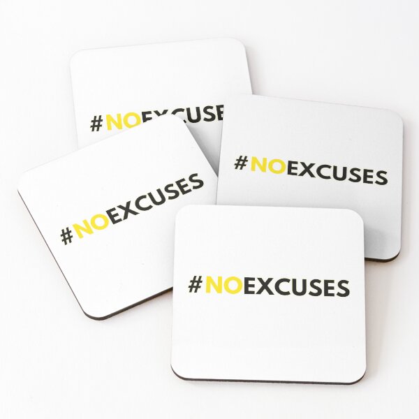 Item preview, No Excuses Gym Quote designed and sold by yasmh.