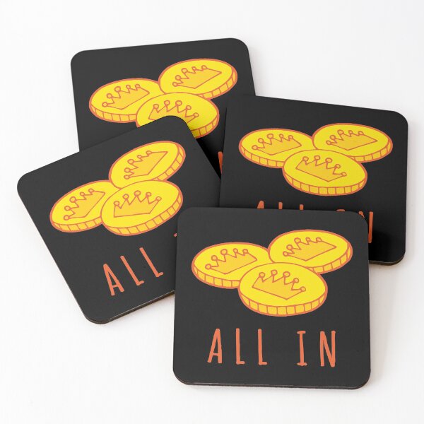Item preview, ALL IN Stray Kids Gambling Chips Cute  designed and sold by SugarSaint.