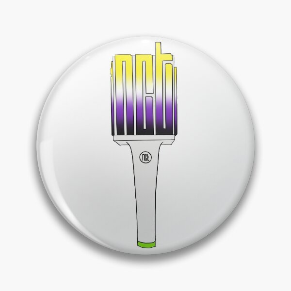 Item preview, NON BINARY FLAG NCT LIGHTSTICK designed and sold by wuffbert.