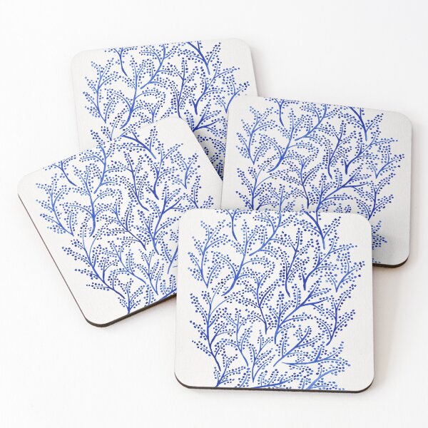 Item preview, Branches – Navy designed and sold by Cat Coquillette.