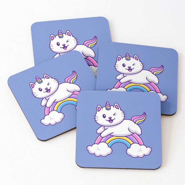 Item preview, happy sweetie cat and rainbow new design designed and sold by ESAMSTORE.