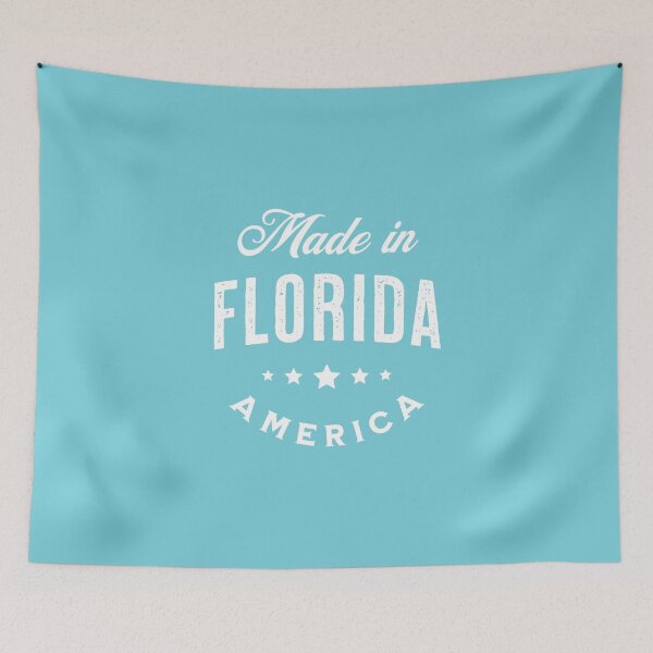 Item preview, Made In Florida, USA - Vintage Logo Aqua designed and sold by VicEllisArt.