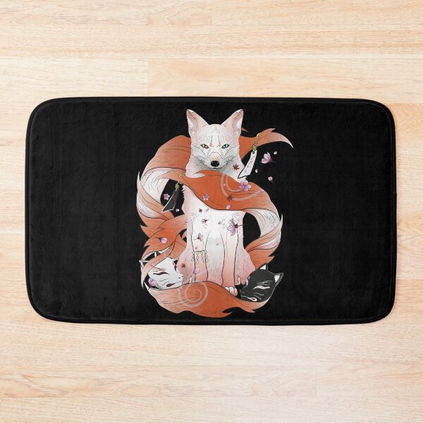Item preview, Kitsune Japanese Kami Inari Nine-Tailed Fox Fox Spirit Yokai designed and sold by enjoytheshirt.