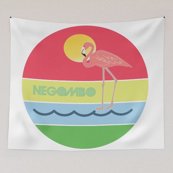 Item preview, Negombo Flamingo designed and sold by Looplk.