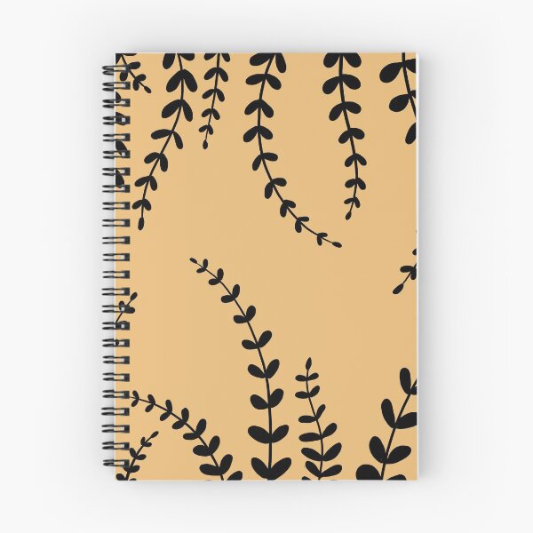 Item preview, Leaves (mustard and black) designed and sold by szviol.