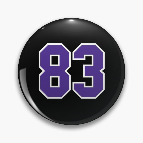Item preview, Eighty-Three Purple Jersey Number Sports 83 designed and sold by HelloFromAja.