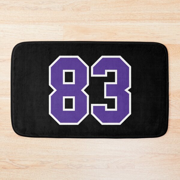 Item preview, Eighty-Three Purple Jersey Number Sports 83 designed and sold by HelloFromAja.