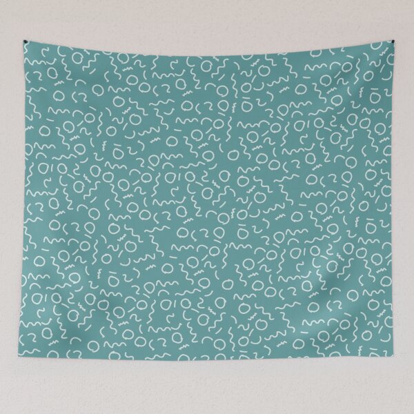 Item preview, Random circles and wavy lines pattern designed and sold by TheWalnut.