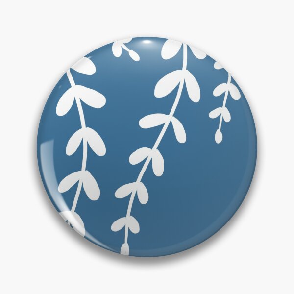 Item preview, Leaves (blue) designed and sold by szviol.