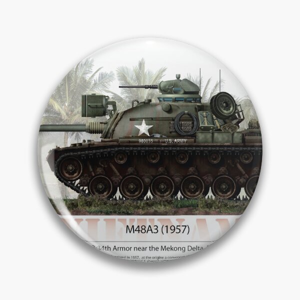 Item preview, M48A3 Patton 1957 designed and sold by TheCollectioner.