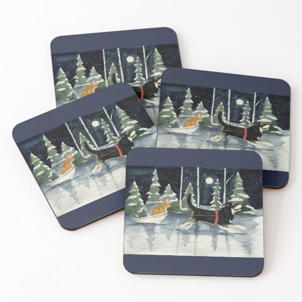 Item preview, Moonlit Run - Watercolor designed and sold by skidgelstudios.