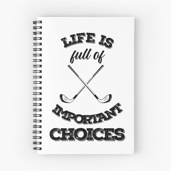 Item preview, Life is Full Of Important Choices Funny Golf Gift designed and sold by Avgeek21.