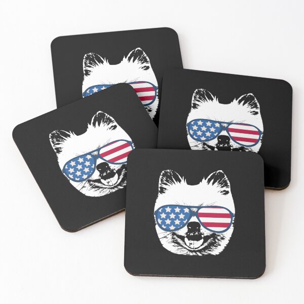 Item preview, Funny Pomeranian Dog 4th Of July USA Flag designed and sold by Space Art.