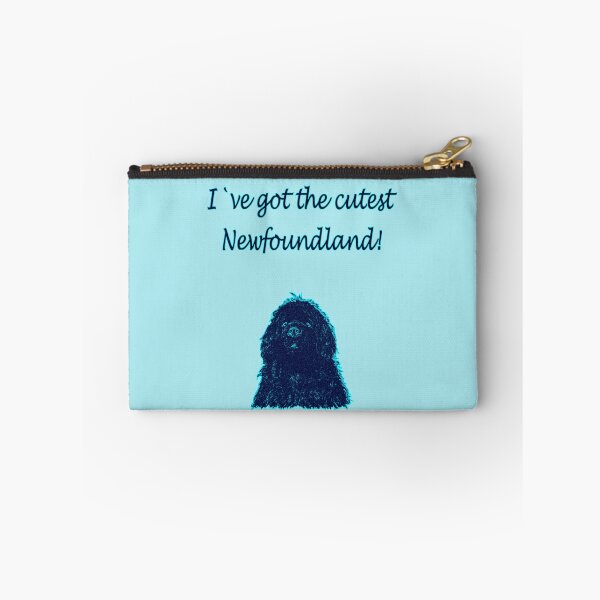Item preview, Cute Newfoundland dog blue designed and sold by Moonyflower.