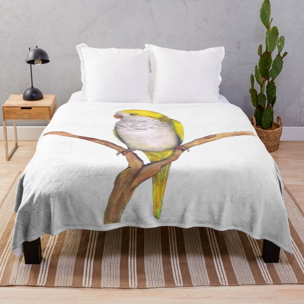 Item preview, Acuarela de loro amarillo quaker designed and sold by Bwiselizzy.