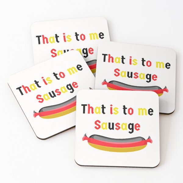 Item preview, Das ist mir Wurst Funny English Englisch designed and sold by Time4German.
