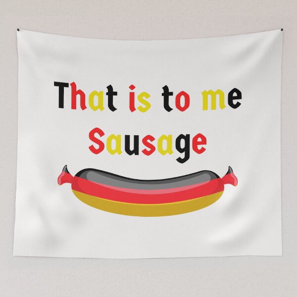 Item preview, Das ist mir Wurst Funny English Englisch designed and sold by Time4German.