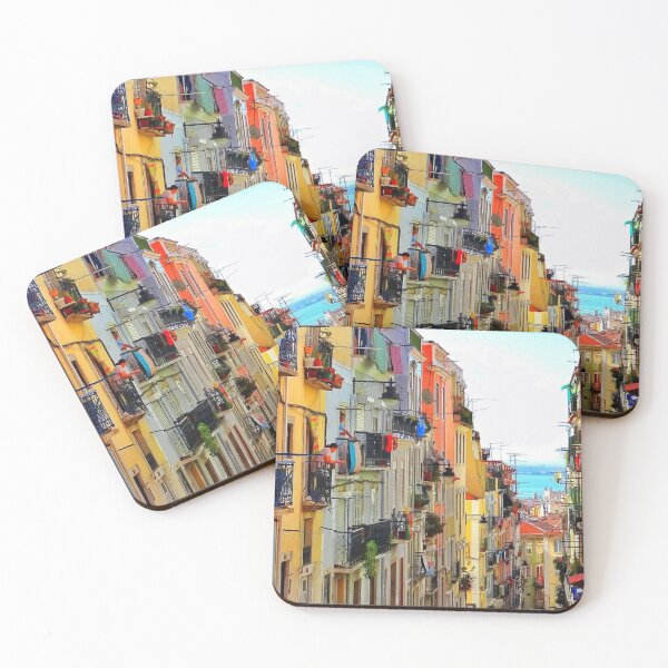 Item preview, Lisbon Portugal city streets on a sunny day balconies Europe city designed and sold by MindChirp.