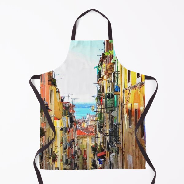 Item preview, Lisbon Portugal city streets on a sunny day balconies Europe city designed and sold by MindChirp.