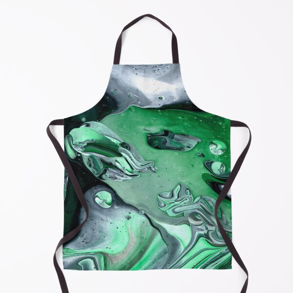 Item preview, Pouring Acrylic - Green Black White designed and sold by Silbek.