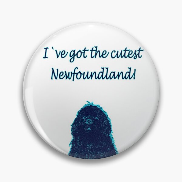 Item preview, Cute Newfoundland dog blue designed and sold by Moonyflower.