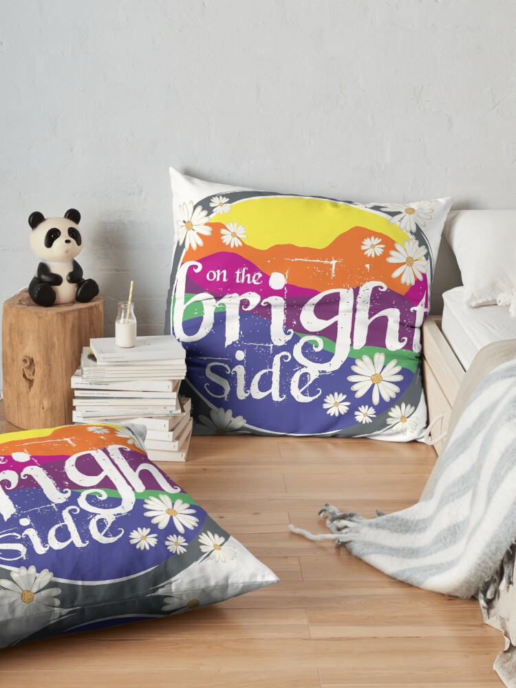Alternate view of On the BRIGHT side! Floor Pillow