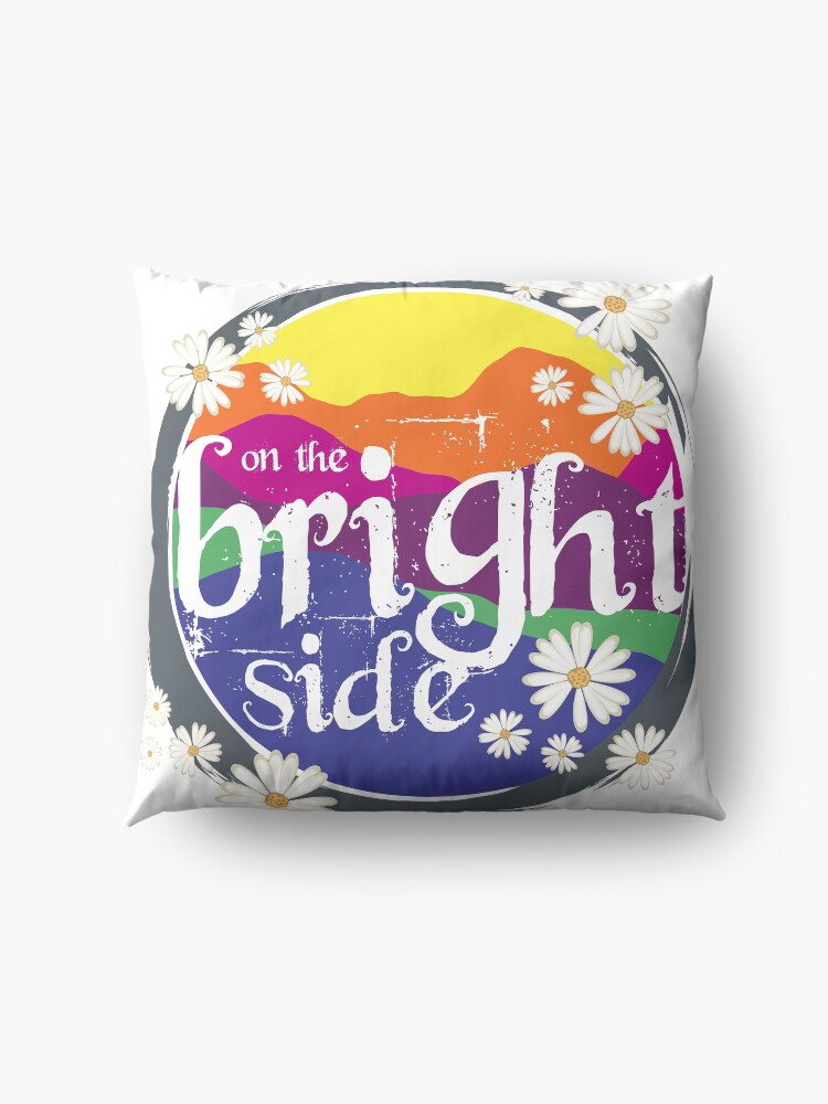 Alternate view of On the BRIGHT side! Floor Pillow