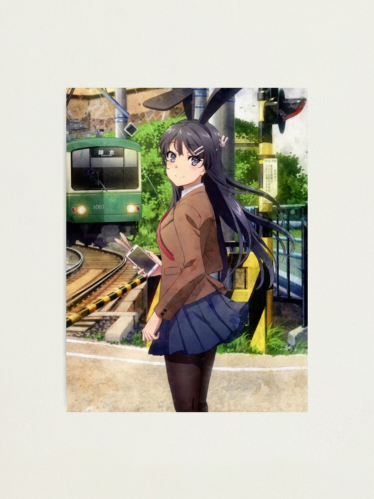 Anime Seishun Buta Yarou wa Bunny Girl Sakurajima Mai Poster Wall Scroll  Cute