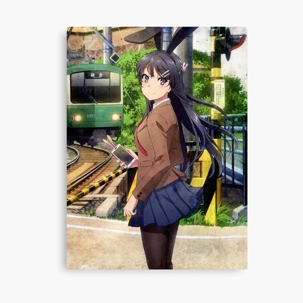 Sakurajima Mai Bunny Girl Senpai Impression sur toile