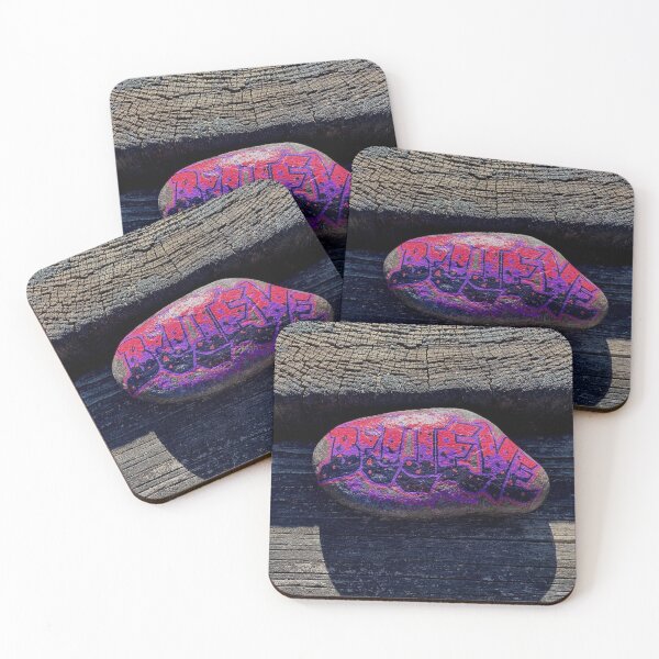 Item preview, Believe Rock Art Print designed and sold by Tuatara4.