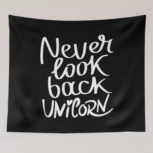Item preview, Never Look Back Unicorn designed and sold by ProjectX23.