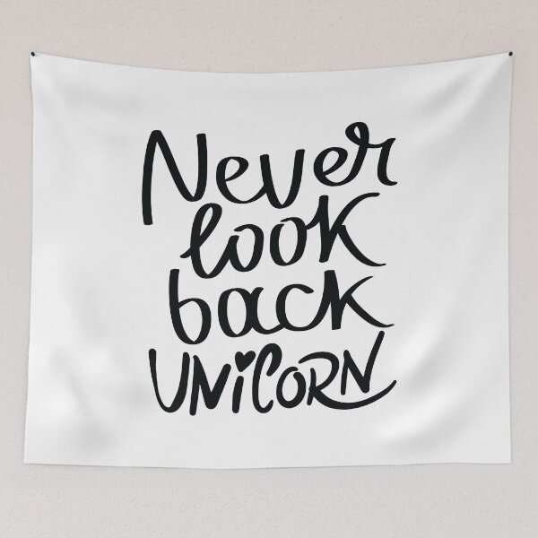Item preview, Never Look Back Unicorn designed and sold by ProjectX23.