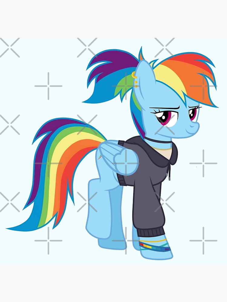 Rainbow Dash My Little Pony Friendship is Magic Art Print Poster 