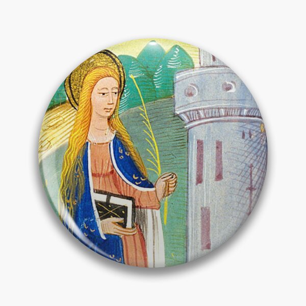 Item preview, Saint Barbara designed and sold by brushandframes.