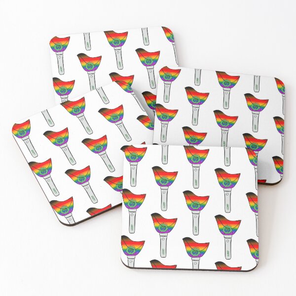 Item preview, GAY FLAG RAINBOW GOT7 LIGHTSTICK designed and sold by wuffbert.