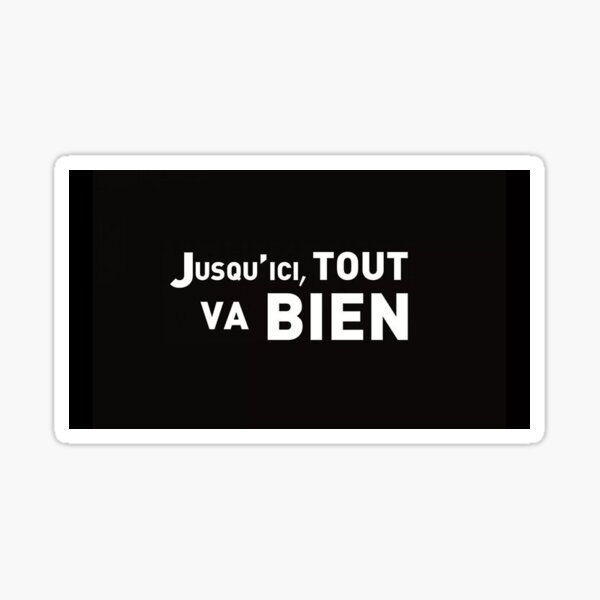 Item preview, La Haine Sticker  designed and sold by Joana Bushi.