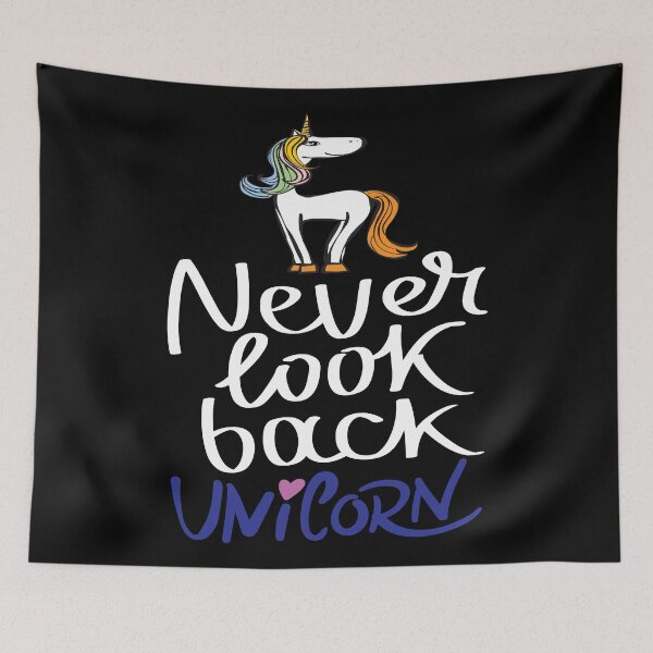 Item preview, Never Look Back Unicorn designed and sold by ProjectX23.