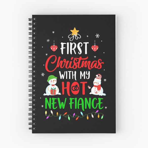 Item preview, First Christmas With My Hot New Fiance Funny Couple Gift designed and sold by CreativeGift.