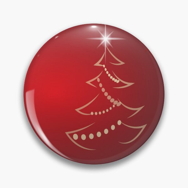 Item preview, Merry Christmas 26 - golden Christmas tree on red background dec 24th  designed and sold by ApArtPaintings.