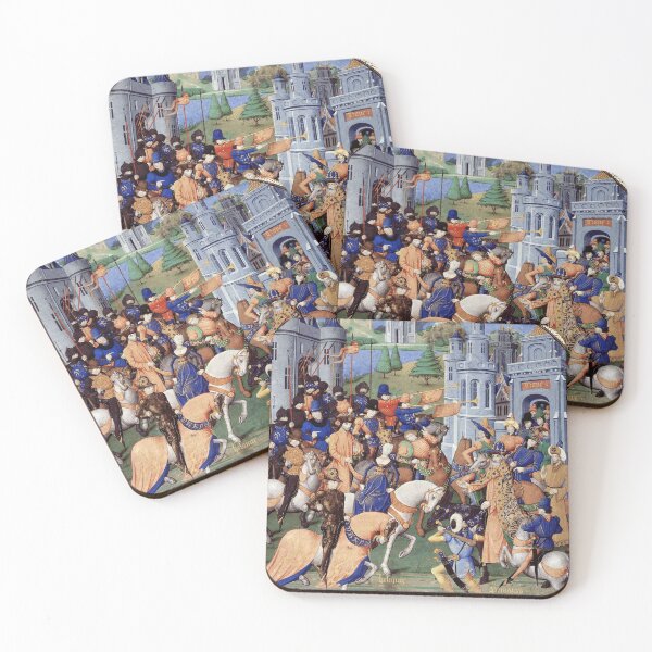 Item preview, Paris and Helena meeting Priam outside Troy designed and sold by brushandframes.