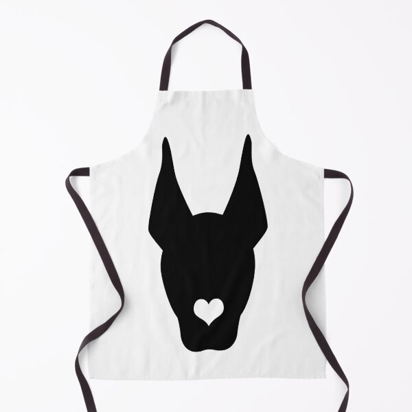 Item preview, funny doberman heart dog black   designed and sold by alaechamlal.