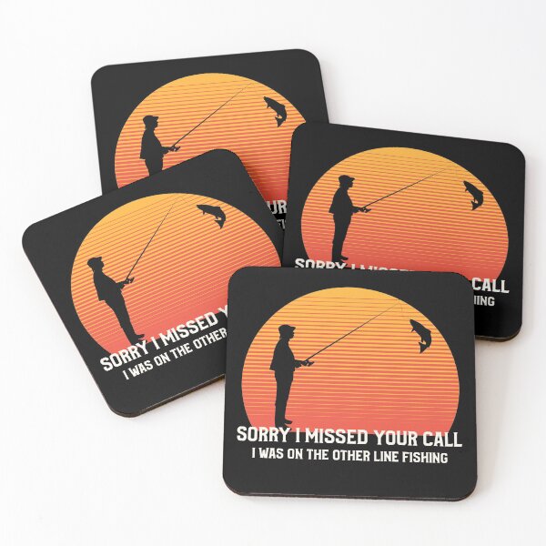 Item preview, Retro Sorry I Missed Your Call I Was On The Other Line Fishing designed and sold by TamGustam.