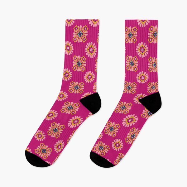 Item preview, Pink oriental floral pattern designed and sold by DK-PODsolutions.