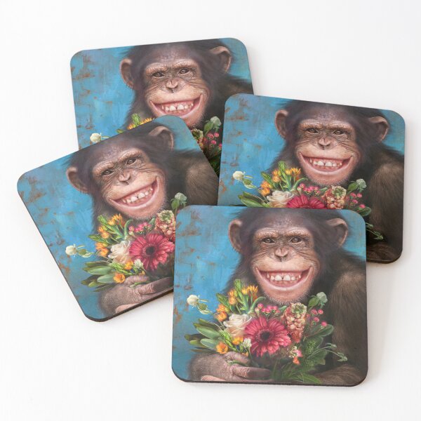 Item preview, 01. Chimpanzee in love designed and sold by tutuart.
