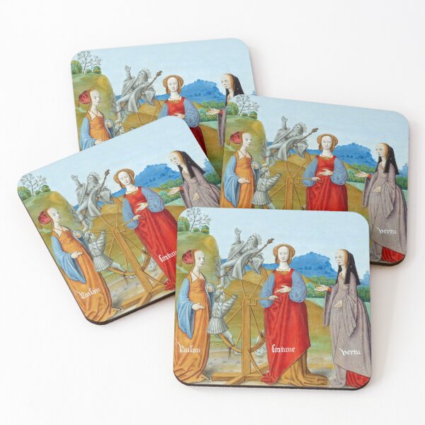 Item preview, Miniature of three personifications designed and sold by brushandframes.