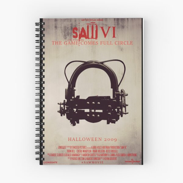 Item preview, SAW VI classic SAW poster design (Colour-brown) designed and sold by TwoToneTarget.