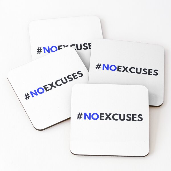 Item preview, No Excuses Gym Quote designed and sold by yasmh.