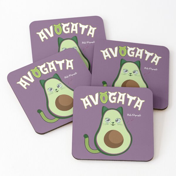 Item preview, Hola Papasito Avogata Cat | Avogato Cat | Cute and Funny Avocado Kitty | Aguacate Gato | Cinco de Mayo Kitten designed and sold by crouchingpixel.