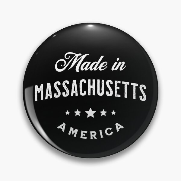 Item preview, Made In Massachusetts, USA - Vintage Logo Text Design designed and sold by VicEllisArt.